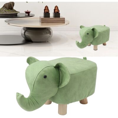 JUTE Niedlicher Und Trendiger Niedriger Hocker, Perfekt Für Faule Kinder, Elefantenhocker, Kreative Verwendung Zu Hause, Wohnzimmer, Schuhhocker In Form Eines Cartoon-tiers, Grün. JUTE Niedlicher Und Trendiger Niedriger Hocker, Perfekt Für Faule Kinder, Elefantenhocker, Kreative Verwendung Zu Hause, Wohnzimmer, Schuhhocker In Form Eines Cartoon-tiers, Grün.