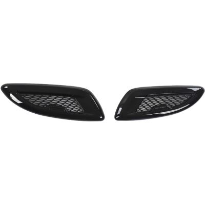 HEAT Kühlergrill Im Dynamischen Design In Hochglanzschwarz, Seitenlüftungsschlitze – Austauschset Kompatibel Mit Land Rover Evoque L538 (2012–2018) HEAT Kühlergrill Im Dynamischen Design In Hochglanzschwarz, Seitenlüftungsschlitze – Austauschset Kompatibel Mit Land Rover Evoque L538 (2012–2018)