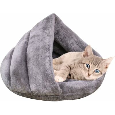 OEM Höhlenförmiges Katzenbett – Warmes Und Weiches Kissen – Maße 60 X 50 X 32 Cm – Maschinenwaschbar – Grau OEM Höhlenförmiges Katzenbett – Warmes Und Weiches Kissen – Maße 60 X 50 X 32 Cm – Maschinenwaschbar – Grau
