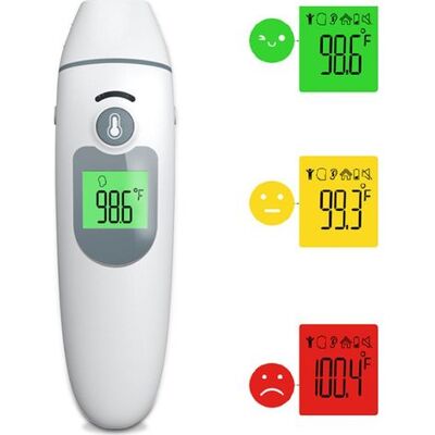 OEM Stirnthermometer Für Erwachsene, Kontaktloses Thermometer, Medizinisches Stirn- Und Ohrthermometer Für Babys, Kinder, Erwachsene Und Gegenstände, Fieberalarm, Lcd-bildschirm Und Speicherfunktion OEM Stirnthermometer Für Erwachsene, Kontaktloses Thermometer, Medizinisches Stirn- Und Ohrthermometer Für Babys, Kinder, Erwachsene Und Gegenstände, Fieberalarm, Lcd-bildschirm Und Speicherfunktion
