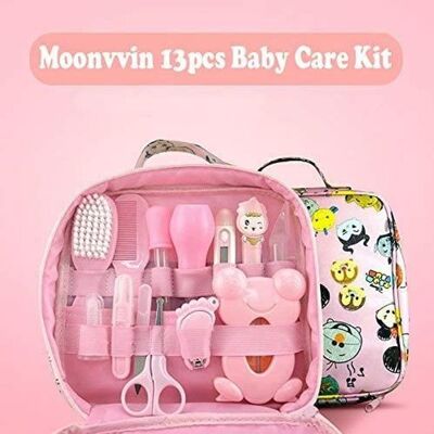 OEM 13-teiliges Babypflege-set / Set Mit Gesundheitszubehör Für Zuhause Und Unterwegs (rosa) OEM 13-teiliges Babypflege-set / Set Mit Gesundheitszubehör Für Zuhause Und Unterwegs (rosa)