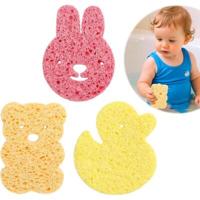 OEM Weiche Badeschwämme Für Kinder In Niedlicher Cartoon-form – 3er-set – Natürlich Und Sicher – Für Babys Und Kinder – Ideal Zum Baden. OEM Weiche Badeschwämme Für Kinder In Niedlicher Cartoon-form – 3er-set – Natürlich Und Sicher – Für Babys Und Kinder – Ideal Zum Baden.