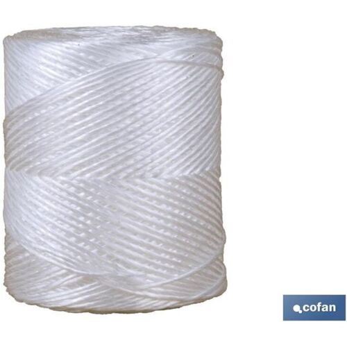 COFAN Blisterfaden Raffia/600 - 200 Grs Weiß