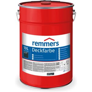 Deckfarbe Anthrazitgrau (ral 7016), 10 Liter, Deckfarbe Für Innen Und Außen, Wetterschutzfarbe Viele Untergründe, Hochdeckend, Wetterfest - Remmers Deckfarbe Anthrazitgrau (ral 7016), 10 Liter, Deckfarbe Für Innen Und Außen, Wetterschutzfarbe Viele Untergründe, Hochdeckend, Wetterfest - Remmers