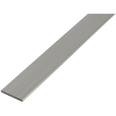 Alberts - Flachstange - Aluminium oder Edelstahl - blank, kunststoffbeschichtet oder silberfarbig eloxiert - 2,0–6,0 mm - Flachstange Alberts - Flachstange - Aluminium oder Edelstahl - blank, kunststoffbeschichtet oder silberfarbig eloxiert - 2,0–6,0 mm - Flachstange