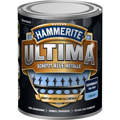 AkzoNobel - Hammerite Ultima - Saphirblau - Glänzend - Metall-Lack AkzoNobel - Hammerite Ultima - Saphirblau - Glänzend - Metall-Lack