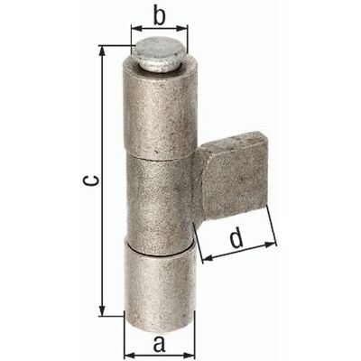 ALBERTS Anschweißband D.25xd.15x90x25mm Stahl Roh Gah ALBERTS Anschweißband D.25xd.15x90x25mm Stahl Roh Gah