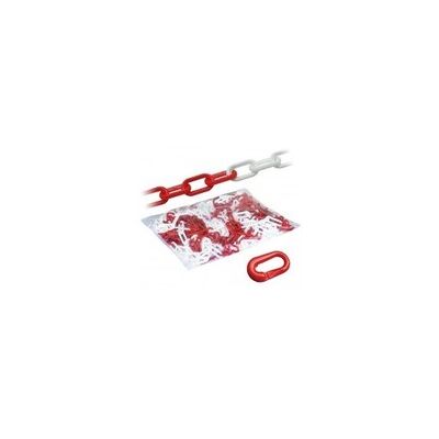 OUTIFRANCE Rote und Weiße Kunststoffkette - 25m - ø 6 mm - Kette OUTIFRANCE Rote und Weiße Kunststoffkette - 25m - ø 6 mm - Kette