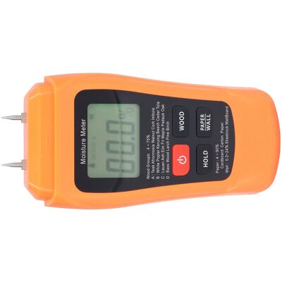 HEAT Digitales Feuchtigkeitsmessgerät Mt18 Mit Hintergrundbeleuchtetem Lcd-bildschirm Für Holz, Baumaterialien, Papier Und Fußböden. HEAT Digitales Feuchtigkeitsmessgerät Mt18 Mit Hintergrundbeleuchtetem Lcd-bildschirm Für Holz, Baumaterialien, Papier Und Fußböden.