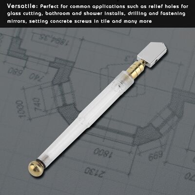 HEAT Supercutter Rt-208a Gerader Glasschneider, Metallgriff, Gerader Kopf, Zum Schneiden Von Glas, Fliesen Und Spiegeln, Präzisionswerkzeug. HEAT Supercutter Rt-208a Gerader Glasschneider, Metallgriff, Gerader Kopf, Zum Schneiden Von Glas, Fliesen Und Spiegeln, Präzisionswerkzeug.