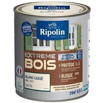 Ripolin Holzfarbe Satin Hochschutz 10 Jahre, Die Ihr Holz Schützt Und Verschönert - Gebrochenes Weiß Ripolin Holzfarbe Satin Hochschutz 10 Jahre, Die Ihr Holz Schützt Und Verschönert - Gebrochenes Weiß