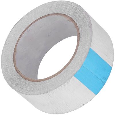 HEAT Aluminiumfolienband, Hitzebeständig, Silberfarben, Zum Reparieren Und Isolieren Von Lüftungskanälen, 20 Meter Lang, 50 Mm Breit HEAT Aluminiumfolienband, Hitzebeständig, Silberfarben, Zum Reparieren Und Isolieren Von Lüftungskanälen, 20 Meter Lang, 50 Mm Breit