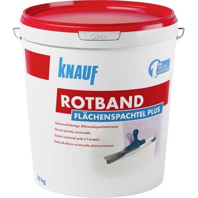 Knauf Rotband Flächenspachtel Plus 20 Kg Spachtelmassen Knauf Rotband Flächenspachtel Plus 20 Kg Spachtelmassen
