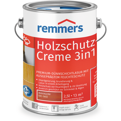 Remmers - RC-565 - Mahagoni - 2.5L - Holzschutzcreme Remmers - RC-565 - Mahagoni - 2.5L - Holzschutzcreme