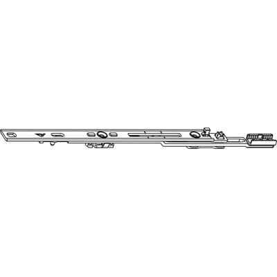 Roto - NTROTO NX - 400 mm - silber - Mittelverschluss - Türbeschlag Roto - NTROTO NX - 400 mm - silber - Mittelverschluss - Türbeschlag