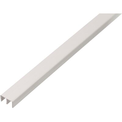 Alberts - Führungsschienenprofil Oben, Pvc Weiß, Lxlichte Bxh 2000 X 6,5 X 10 Mm Alberts - Führungsschienenprofil Oben, Pvc Weiß, Lxlichte Bxh 2000 X 6,5 X 10 Mm