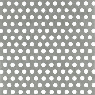Lochblech, Lochung Rund Ø2 Mm, Alu Silber Elox., Bxlxs 200 X 1000 X 0,8 Mm - Alberts Lochblech, Lochung Rund Ø2 Mm, Alu Silber Elox., Bxlxs 200 X 1000 X 0,8 Mm - Alberts