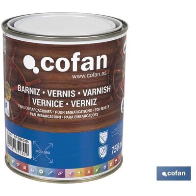 COFAN Farbloser Bootslack 750 Ml COFAN Farbloser Bootslack 750 Ml