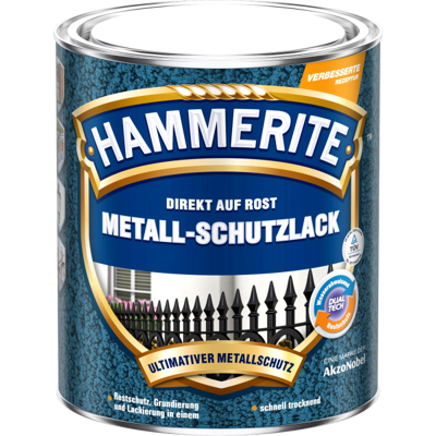 Hammerite Metallschutz-lack Hammerschlag Dunkelgrau 250ml - 5087608 Hammerite Metallschutz-lack Hammerschlag Dunkelgrau 250ml - 5087608