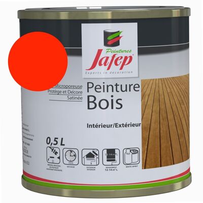 Holzfarbe Rot Jafep 0,5 L Holzfarbe Rot Jafep 0,5 L