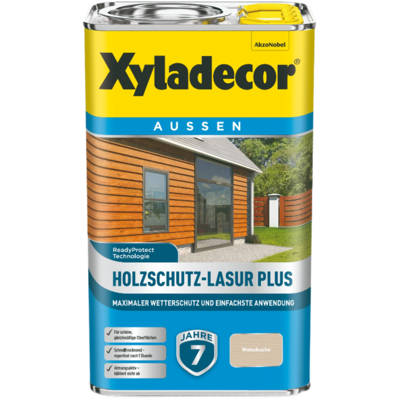 Holzschutz-lasur Plus, Weißbuche, 2,5 L - Xyladecor Holzschutz-lasur Plus, Weißbuche, 2,5 L - Xyladecor