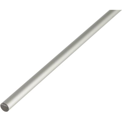 Rundstange, Alu Silber Elox., Lxø 2000 X 10 Mm - Alberts Rundstange, Alu Silber Elox., Lxø 2000 X 10 Mm - Alberts