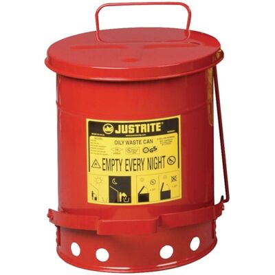 ASECOS Sicherheitssammelbehälter 80l Stahlbl.d470xh600mm ASECOS Sicherheitssammelbehälter 80l Stahlbl.d470xh600mm