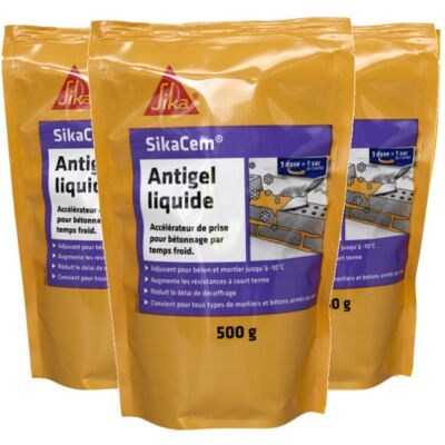 Sika - Flüssiger Frostschutzbeschleuniger für kaltes Wetter - 1,5kg Sika - Flüssiger Frostschutzbeschleuniger für kaltes Wetter - 1,5kg