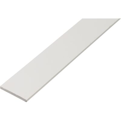 Flachstange, Pvc Weiß, Lxbxs 2000 X 20 X 2 Mm - Alberts Flachstange, Pvc Weiß, Lxbxs 2000 X 20 X 2 Mm - Alberts