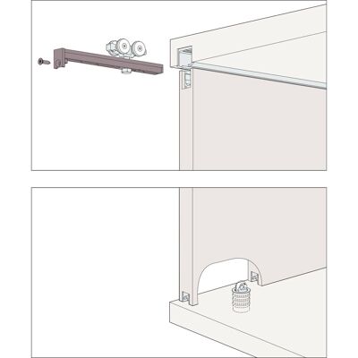 HAWA CLIPO 36 HM - Schiebetürbeschläge HAWA CLIPO 36 HM - Schiebetürbeschläge