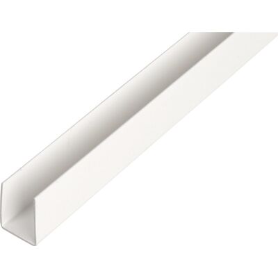 U-profil, Pvc Weiß, Lxbxhxs 2000 X 10 X 10 X 1 Mm - Alberts U-profil, Pvc Weiß, Lxbxhxs 2000 X 10 X 10 X 1 Mm - Alberts