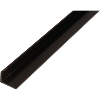 Alberts Winkelprofil, Ungleichsch., Pvc Schwarz, Lxbxhxs 2000 X 40 X 10 X 2 Mm Alberts Winkelprofil, Ungleichsch., Pvc Schwarz, Lxbxhxs 2000 X 40 X 10 X 2 Mm