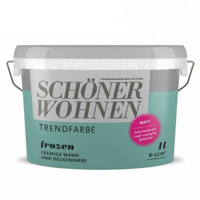 SCHONER WOHNEN Sw Trend Wandfarbe Matt 1,0l Frozen 6522 SCHONER WOHNEN Sw Trend Wandfarbe Matt 1,0l Frozen 6522