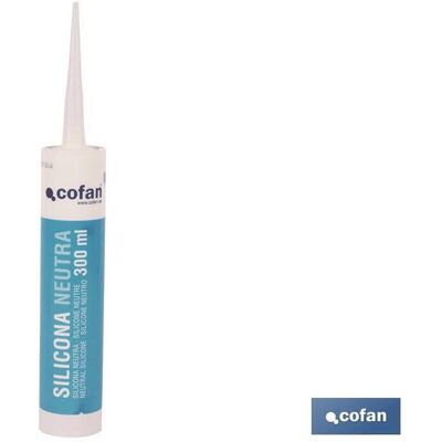 COFAN Neutrales Silikon 300 Ml Weiß COFAN Neutrales Silikon 300 Ml Weiß