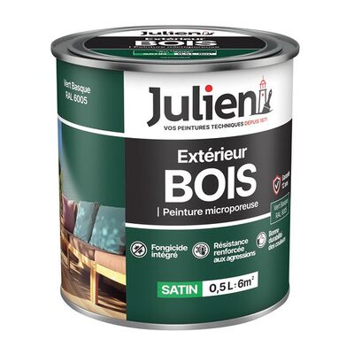Julien Holz Mikroporöse Farbe Vert Basque 0,5 L - Julien Julien Holz Mikroporöse Farbe Vert Basque 0,5 L - Julien