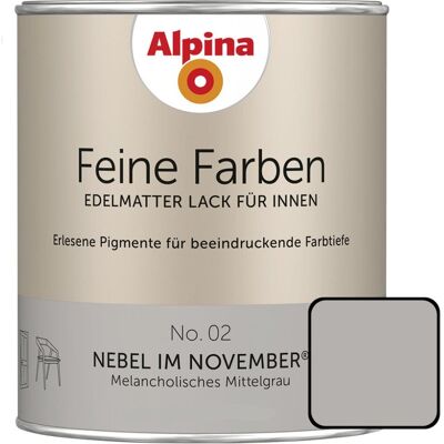 ALPINA Lack - 34 edelmatte Buntlacke für Möbel - Farbe ALPINA Lack - 34 edelmatte Buntlacke für Möbel - Farbe