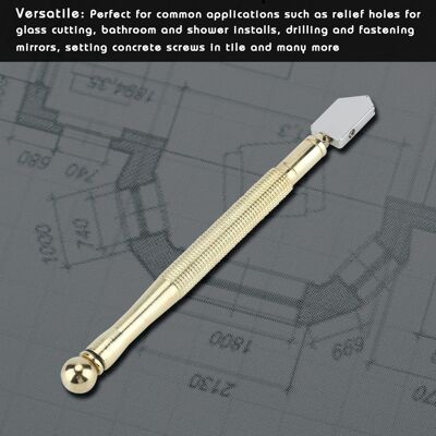 HEAT Supercutter Rt-208b Gerader Glasschneider, Metallgriff, Zum Schneiden Von Fliesen, Spiegeln Und Glas, Professionelles Präzisionswerkzeug. HEAT Supercutter Rt-208b Gerader Glasschneider, Metallgriff, Zum Schneiden Von Fliesen, Spiegeln Und Glas, Professionelles Präzisionswerkzeug.