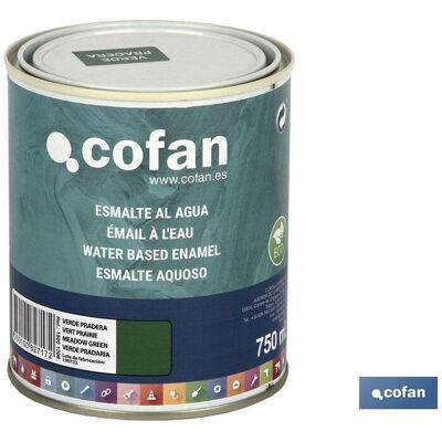 COFAN Emaille Auf Wasserbasis (750 Ml), Glänzendes Präriegrün COFAN Emaille Auf Wasserbasis (750 Ml), Glänzendes Präriegrün