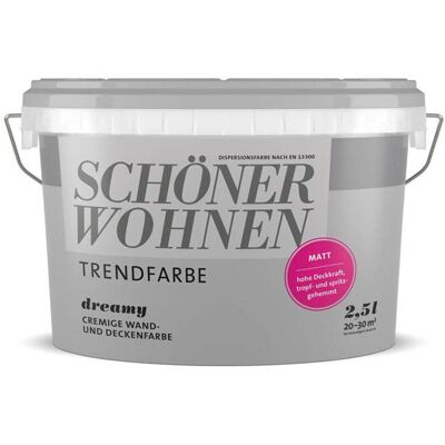 SCHÖNER WOHNEN Dreamy Innenwandfarbe - Wand- & Deckenfarbe SCHÖNER WOHNEN Dreamy Innenwandfarbe - Wand- & Deckenfarbe