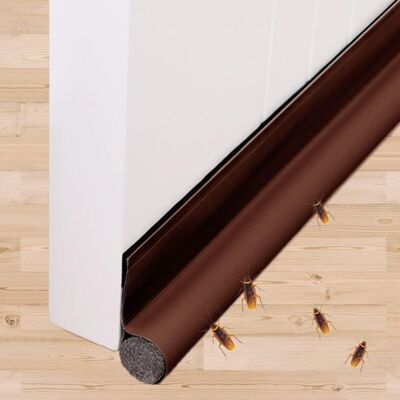 ZVD 96 Cm Isolierender Türboden, Einseitiger Türboden Mit Selbstklebender Klettverschlussdichtung, Türzugluftstopper, Schutz Vor Kaltem Wind/insekten/kakerlaken/staub (eine Braune Seite) ZVD 96 Cm Isolierender Türboden, Einseitiger Türboden Mit Selbstklebender Klettverschlussdichtung, Türzugluftstopper, Schutz Vor Kaltem Wind/insekten/kakerlaken/staub (eine Braune Seite)
