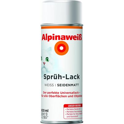 Weiß Sprühlack Weiß 400 Ml Seidenmatt - Alpina Weiß Sprühlack Weiß 400 Ml Seidenmatt - Alpina