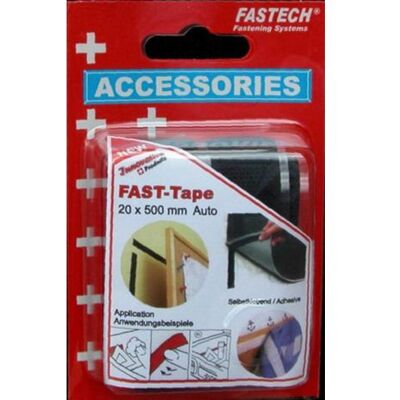 Fastech - 908-330 Klettband Zum Aufkleben Hotmelt Haft- Und Flauschteil (l X B) 500 Mm X 20 Mm Schwar Fastech - 908-330 Klettband Zum Aufkleben Hotmelt Haft- Und Flauschteil (l X B) 500 Mm X 20 Mm Schwar