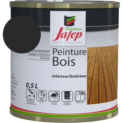 Holzfarbe Anthrazitgrau Jafep 0,5 L Holzfarbe Anthrazitgrau Jafep 0,5 L