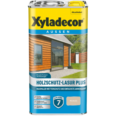 Holzschutz-lasur Plus, Weißbuche, 4 L - Xyladecor Holzschutz-lasur Plus, Weißbuche, 4 L - Xyladecor