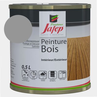 Holzfarbe Mausgrau Jafep 0,5 L Holzfarbe Mausgrau Jafep 0,5 L