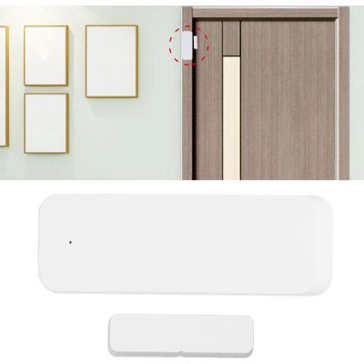 JUTE D06 Drahtloser Alarmmelder Für Türen Und Fenster Mit Magnetsensor, Wlan-anti-graffiti JUTE D06 Drahtloser Alarmmelder Für Türen Und Fenster Mit Magnetsensor, Wlan-anti-graffiti