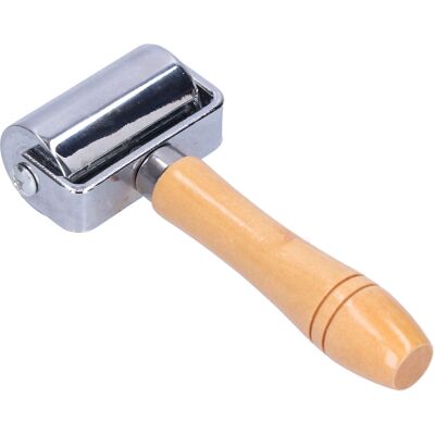 HEAT Kantenpresse Für Lederarbeiten, Holzgriff, Fellprägung Zum Kleben Und Laminieren, Diym 60 Mm HEAT Kantenpresse Für Lederarbeiten, Holzgriff, Fellprägung Zum Kleben Und Laminieren, Diym 60 Mm