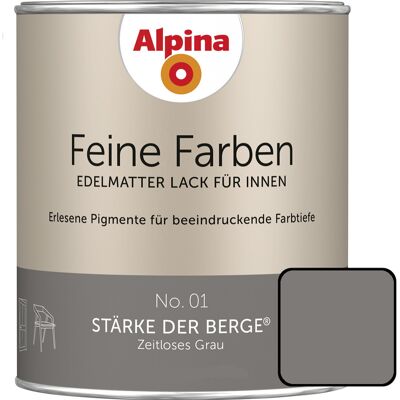 ALPINA Lack Zeitloses Grau - Matt, 0.75L - Farbe ALPINA Lack Zeitloses Grau - Matt, 0.75L - Farbe