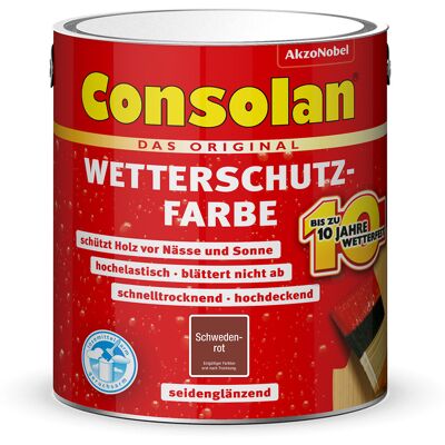 Hammerite - Consolan - Rot - 2.5L - Farbe Hammerite - Consolan - Rot - 2.5L - Farbe