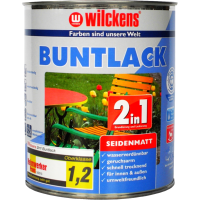 WILCKENS FARBEN - Holzlack 2in1 Buntlack seidenmatt - braun WILCKENS FARBEN - Holzlack 2in1 Buntlack seidenmatt - braun